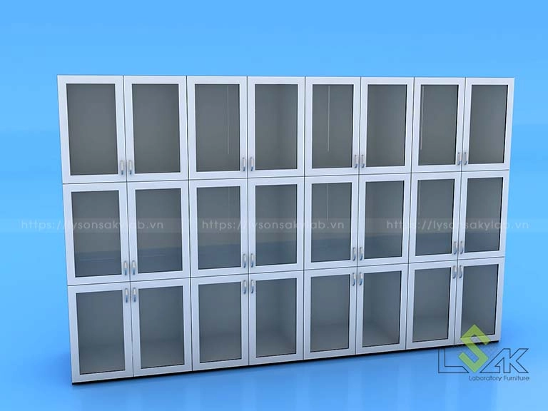 Tủ lưu mẫu cửa kính