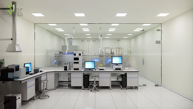 Thiết kế phòng thí nghiệm xi mạ