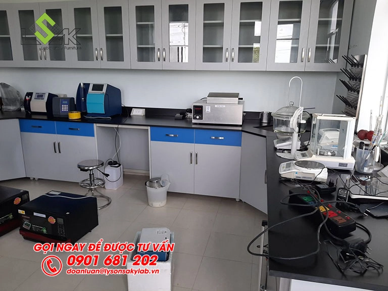 Thi công nội thất phòng thí nghiệm Trang trại bò sữa Vinamilk Tây Ninh