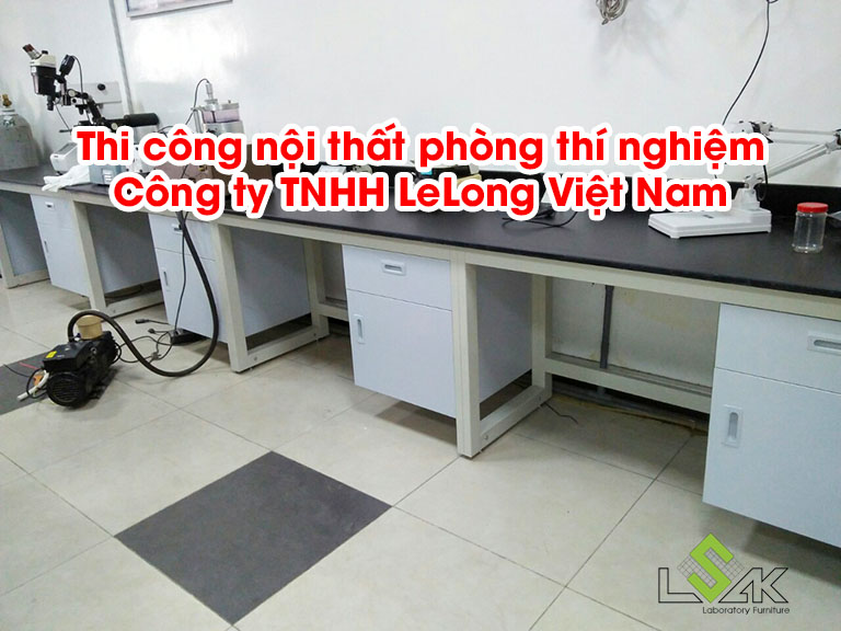Thi công nội thất phòng thí nghiệm Công ty TNHH LeLong Việt Nam