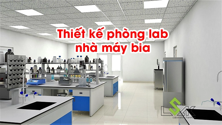 Thiết kế phòng lab nhà máy bia