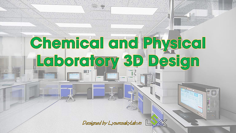 Chemical and physical laboratory 3D design