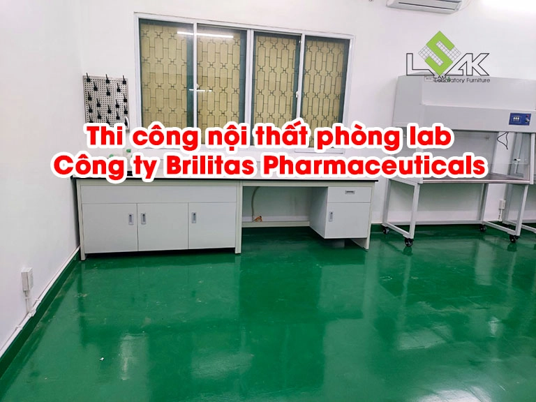 Thi công nội thất phòng lab Công ty Brilitas Pharmaceuticals