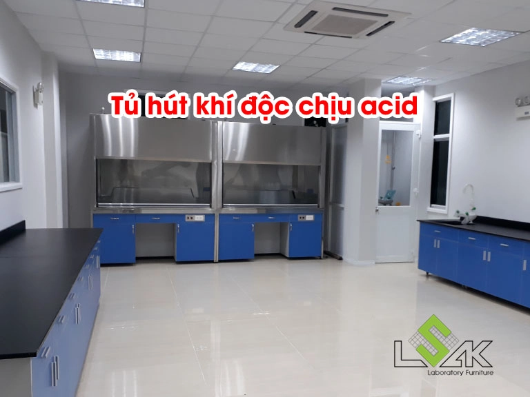 Tủ hút khí độc chịu acid