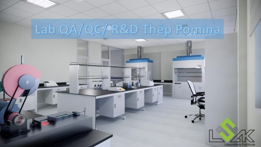 Phòng Lab QA/QC/R&D nhà máy Thép Pomina