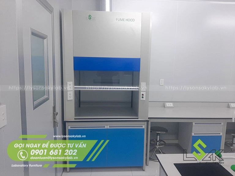 Tủ hút khí độc phòng thí nghiệm kích thước 1200x900x1500mm