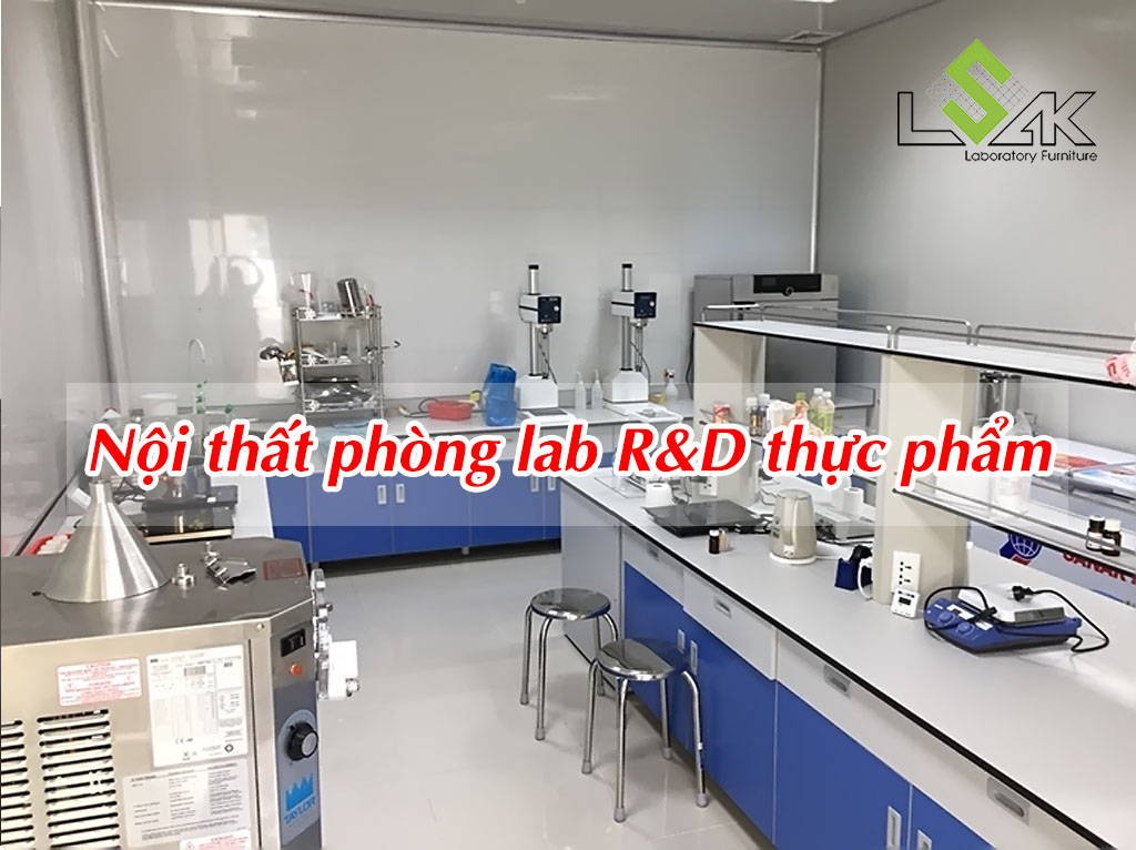Nội thất phòng lab R&D thực phẩm
