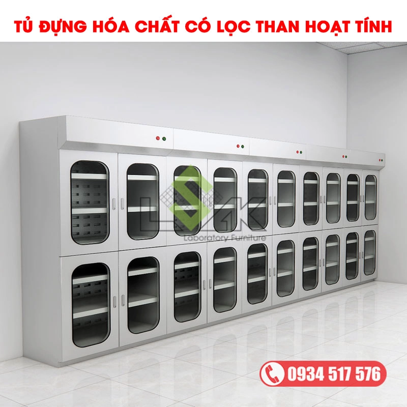 Tủ đựng hóa chất có lọc than hoạt tính