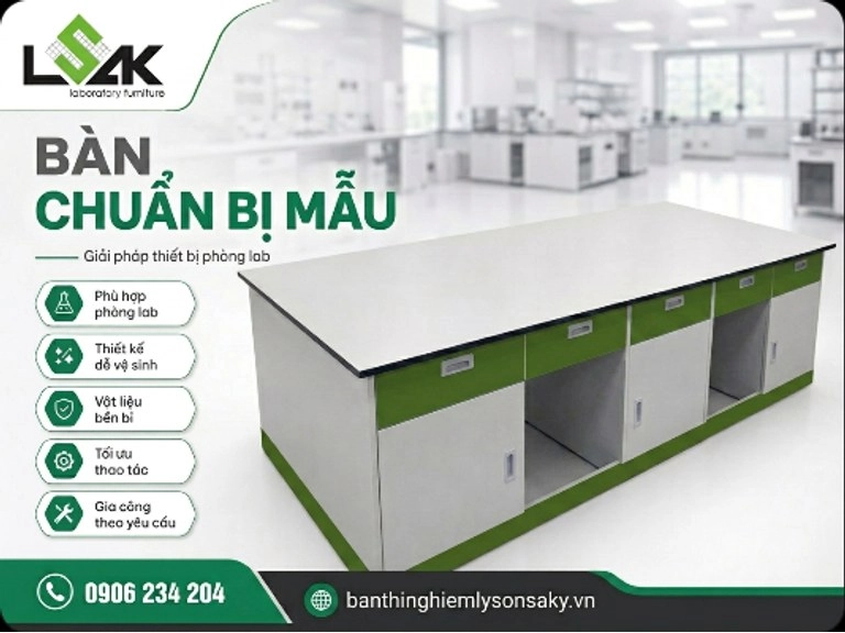 ban chuan bi mau phong thi nghiem