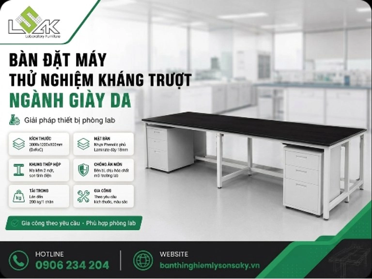 ban dat may thu nghiem khang truot nganh giay da