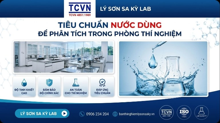 tieu chuan nuoc dung de phan tich trong phong thi nghiem