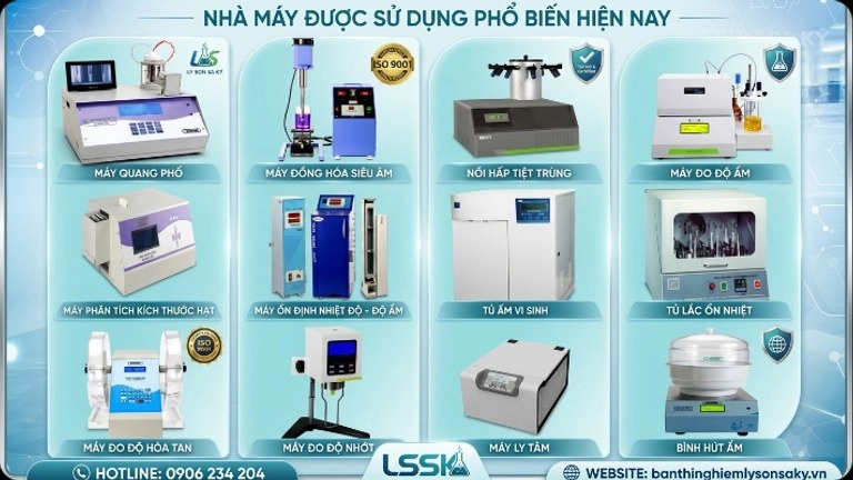 cac loai thiet bi phong thi nghiem nha may duoc su dung pho bien hien nay