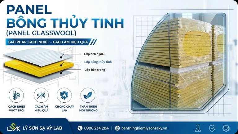 panel bong thuy tinh panel glasswool