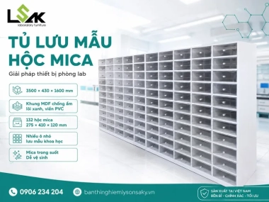 TỦ LƯU MẪU HỘC MICA