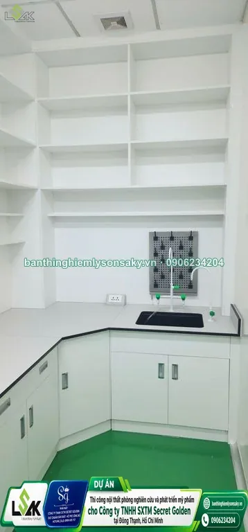 Bàn chậu rửa chịu hóa chất