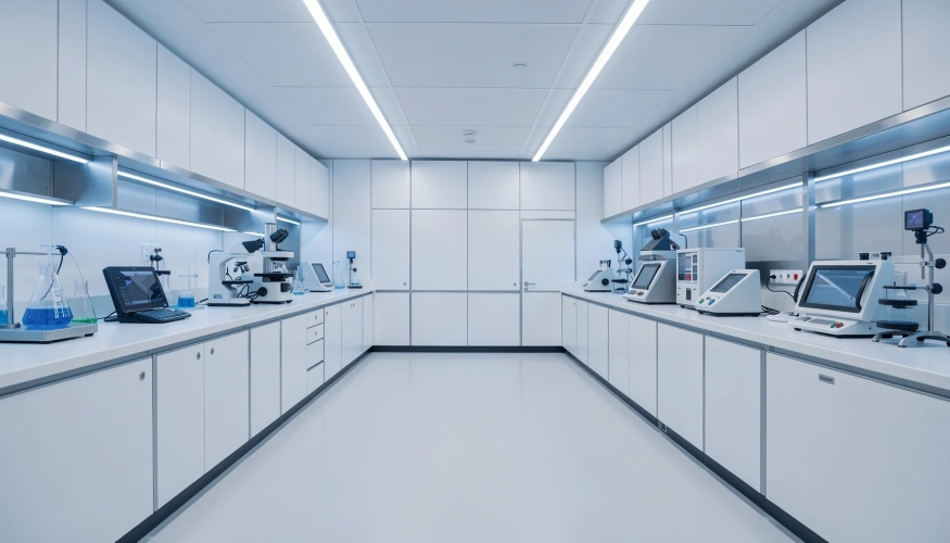 Quy trình thi công nội thất phòng lab chuẩn quốc tế từ A-Z